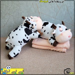 عروسک گاو پولیشی پتو دار سایز بزرگ
